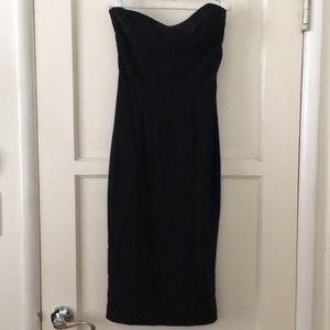 Black Strapless Dress